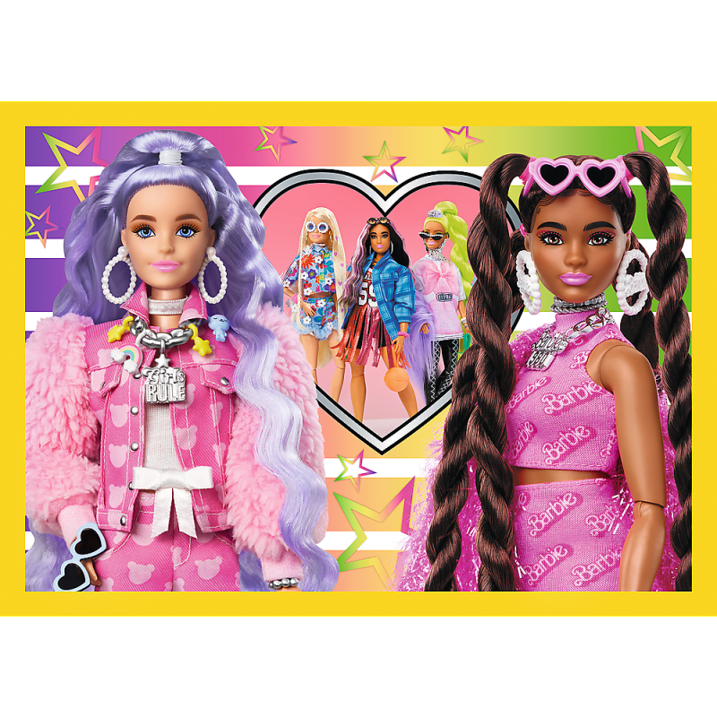 TREFL BARBIE Pužļu komplekts 4in1, 34626T