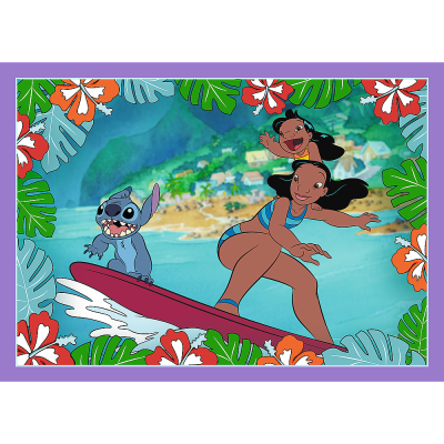 TREFL DISNEY STITCH Pužļu komplekts 4in1, 34633T