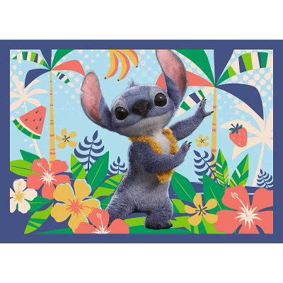 TREFL DISNEY STITCH Pužļu komplekts 4in1, 34666T