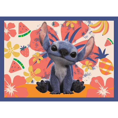 TREFL DISNEY STITCH Pužļu komplekts 4in1, 34666T