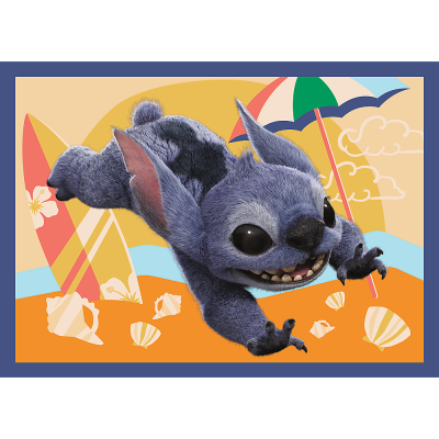 TREFL DISNEY STITCH Pužļu komplekts 4in1, 34666T
