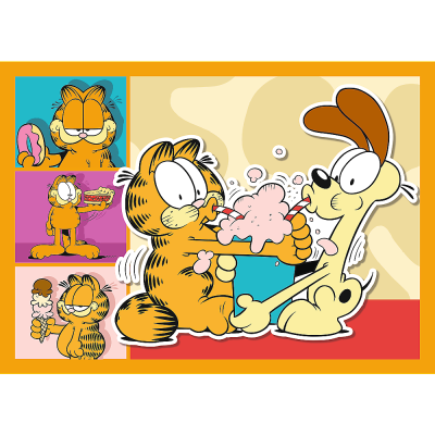 TREFL GARFIELD Pužļu komplekts 4 in 1, 34673T