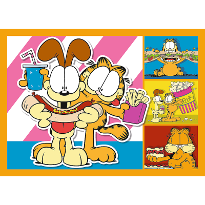 TREFL GARFIELD Pužļu komplekts 4 in 1, 34673T