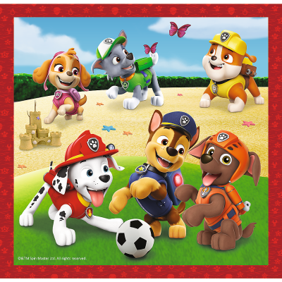 TREFL PAW PATROL Pužļu komplekts 3 in1, 34867T