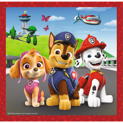 TREFL PAW PATROL Pužļu komplekts 3 in1, 34867T
