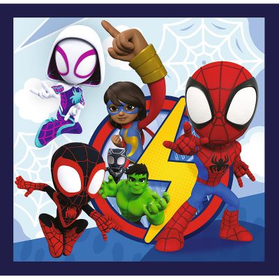 TREFL SPIDEY Pužļu komplekts 3in1, 34892T