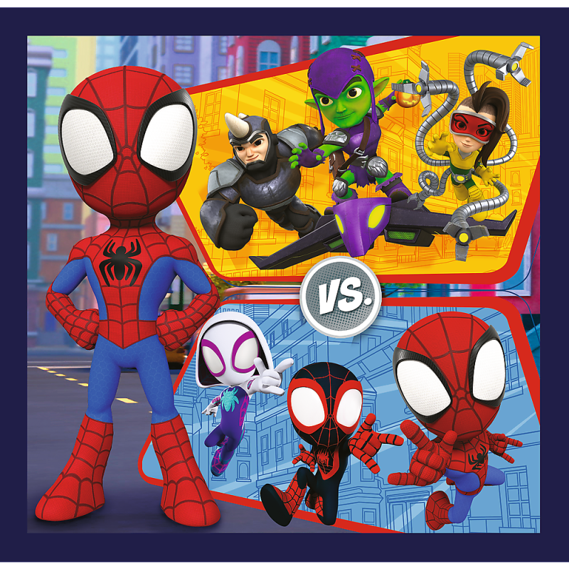 TREFL SPIDEY Pužļu komplekts 3in1, 34892T