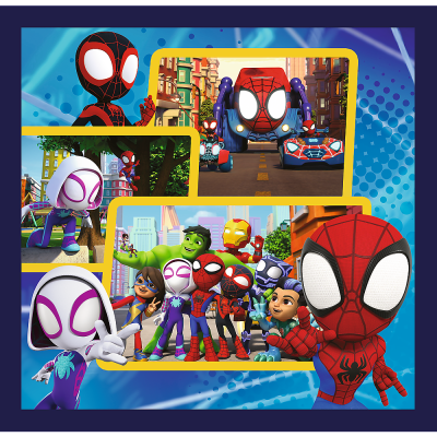 TREFL SPIDEY Pužļu komplekts 3in1, 34892T