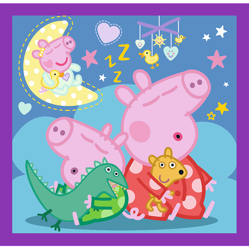 TREFL PEPPA PIG Pužļu komplekts 3in1, 34893T