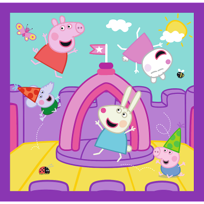 TREFL PEPPA PIG Pužļu komplekts 3in1, 34893T