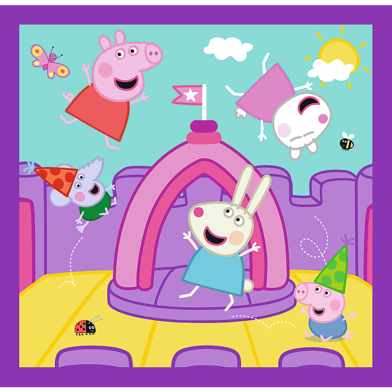 TREFL PEPPA PIG Pužļu komplekts 3in1, 34893T