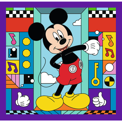 TREFL DISNEY Pužļu komplekts 3in1 Mikipele, 34894T