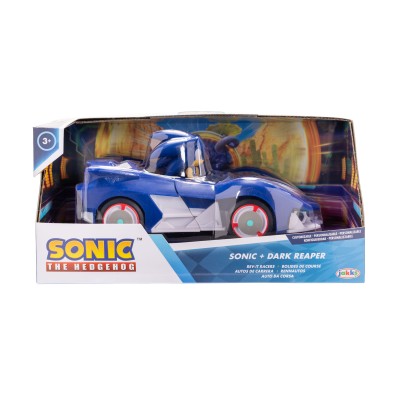SONIC Figūra un automašīna, 6.5 cm, 431514