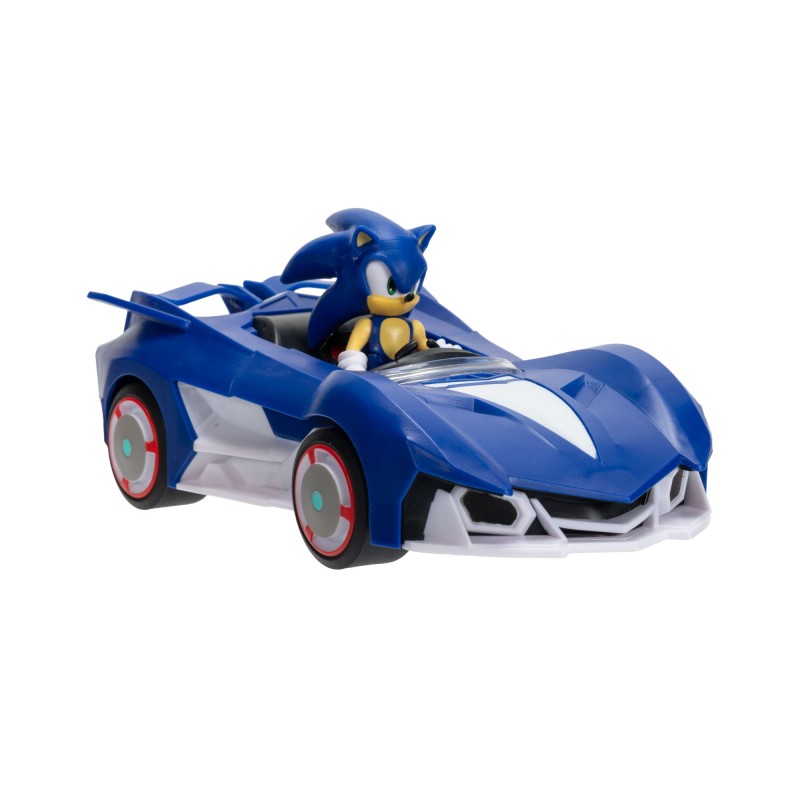 SONIC Figūra un automašīna, 6.5 cm, 431514