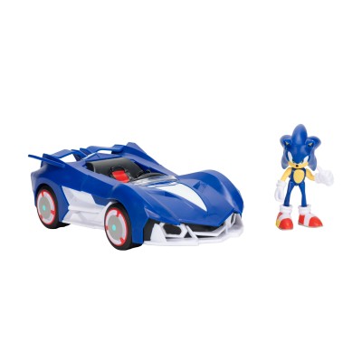 SONIC Figūra un automašīna, 6.5 cm, 431514