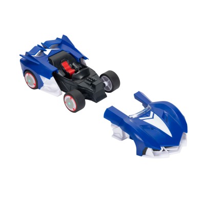 SONIC Figūra un automašīna, 6.5 cm, 431514