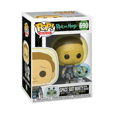 FUNKO POP! Vinila figūra: Rick & Morty - Morty (w/ snake), 45435F