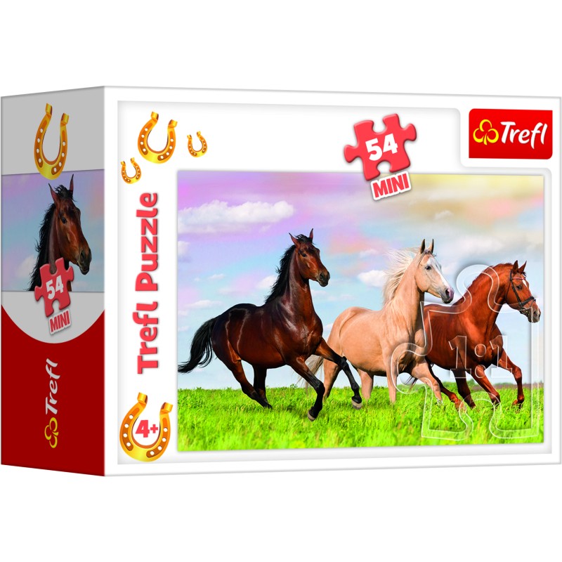 TREFL Puzle 54 Zirgi, 54193T