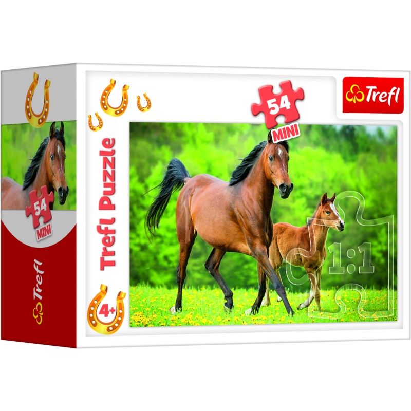 TREFL Puzle 54 Zirgi, 54193T