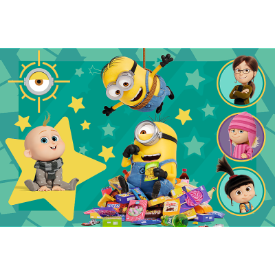 TREFL MINIONS Puzle mini, 54 gab., 54210T