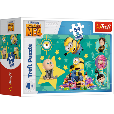 TREFL MINIONS Puzle mini, 54 gab., 54210T