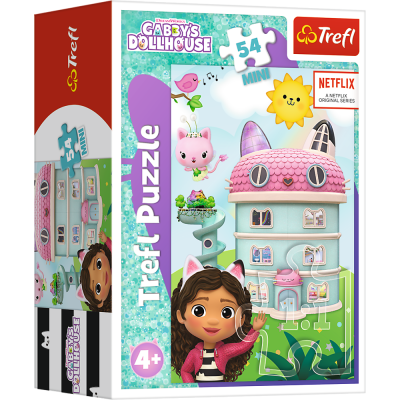 TREFL GABBY´S DOLLHOUSE Puzle mini, 54 gab., 54211T