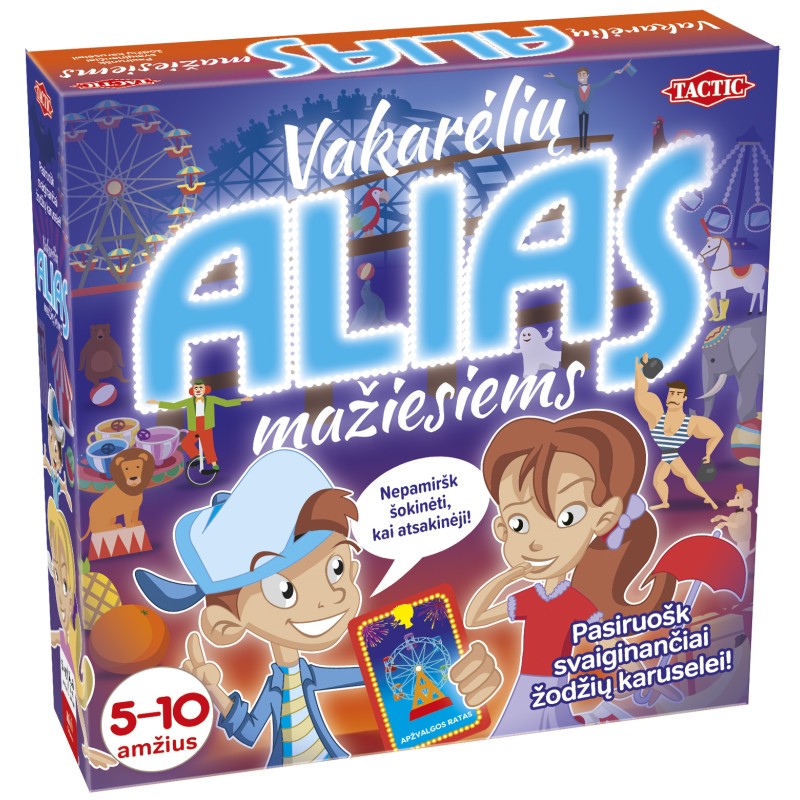 TACTIC Galda spēle Alias Junior Party (Lietuviešu val.), 54536