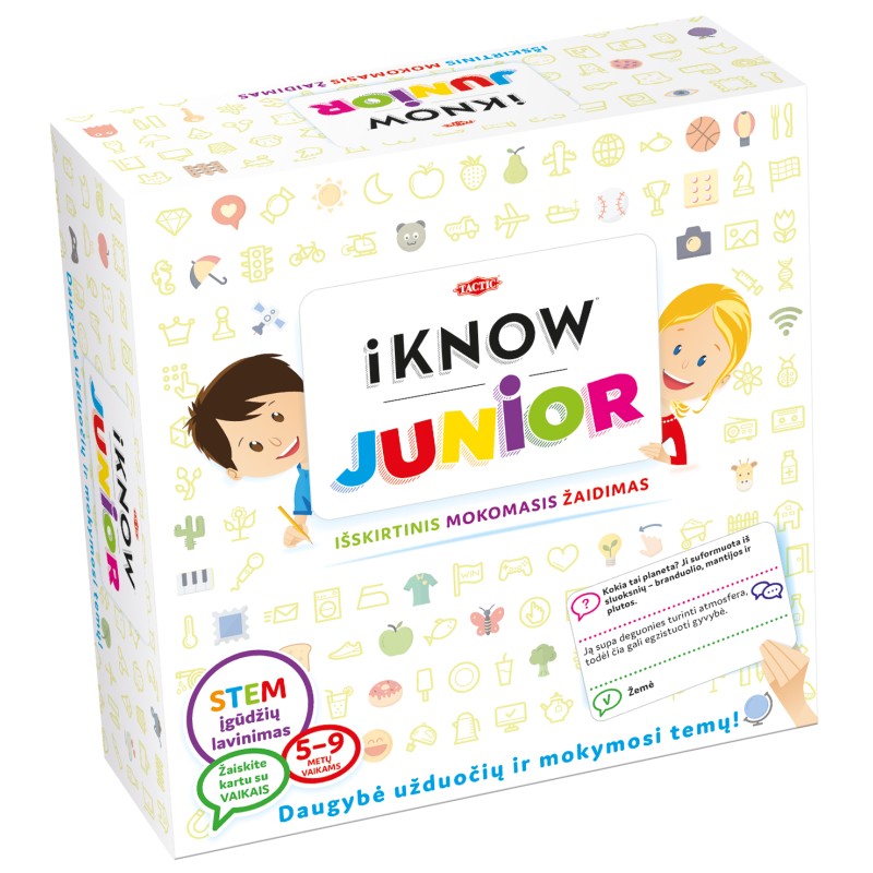 TACTIC Galda spēle IKNOW Junior (Latviešu val.), 54547