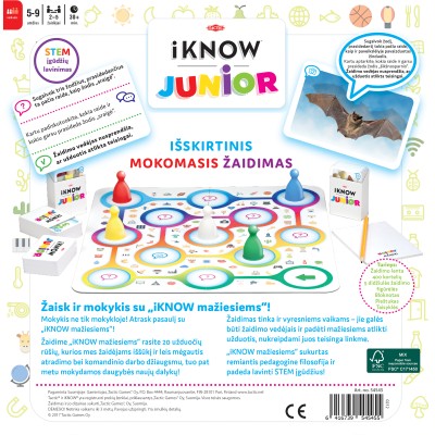 TACTIC Galda spēle IKNOW Junior (Latviešu val.), 54547