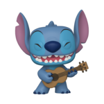 FUNKO POP! Vinila figūriņa: Lilo un Stičs - Stičs ar ukeleli, 55615F