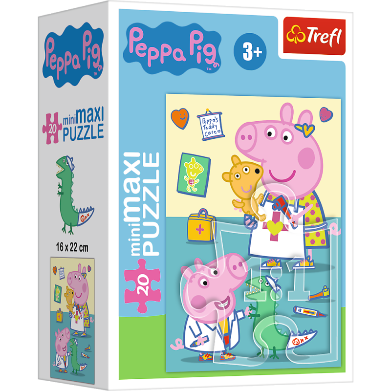 TREFL PEPPA PIG Mini Maxi puzle „Cūciņa Peppa", 20 gab., 56033T
