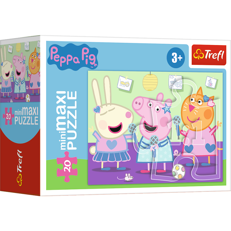 TREFL PEPPA PIG Mini Maxi puzle „Cūciņa Peppa", 20 gab., 56033T