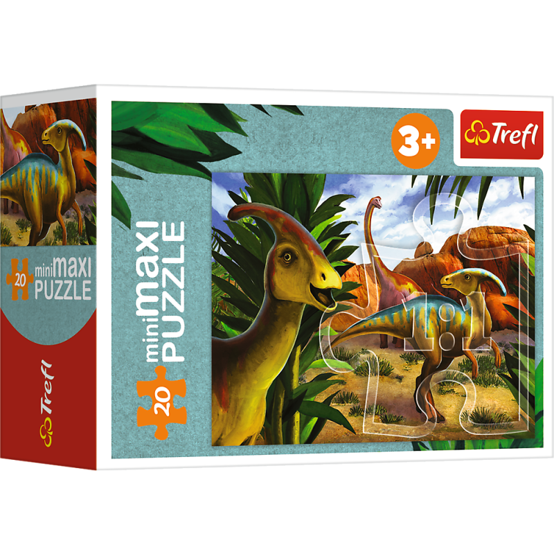 TREFL Mini Maxi puzle Dinozauri, 20 gab., 56036T