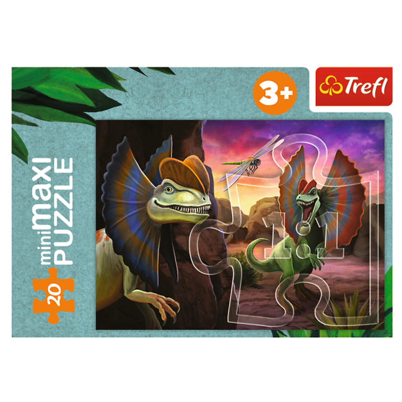 TREFL Mini Maxi puzle Dinozauri, 20 gab., 56036T
