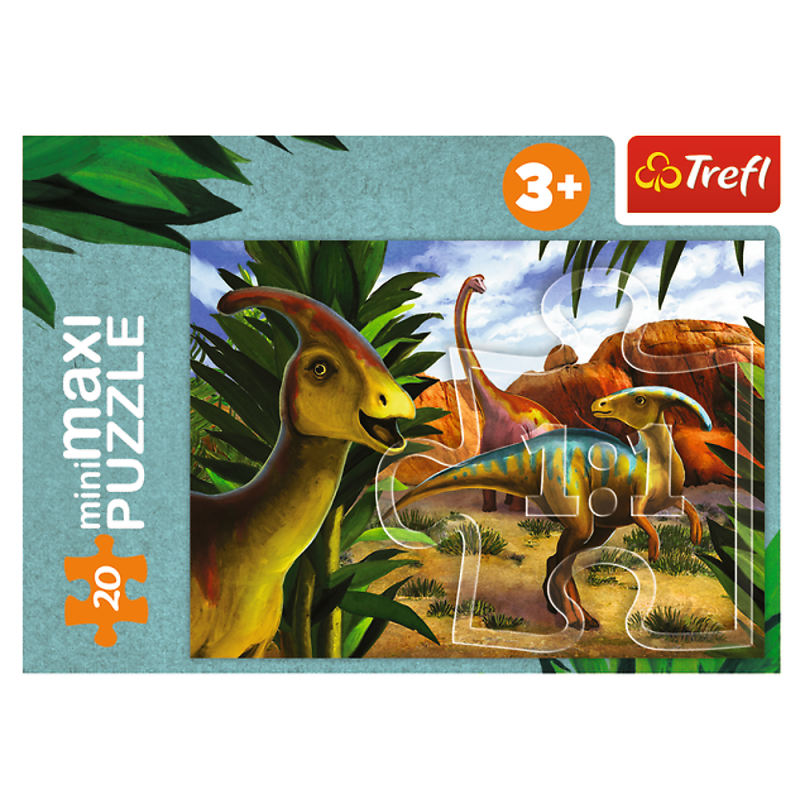 TREFL Mini Maxi puzle Dinozauri, 20 gab., 56036T
