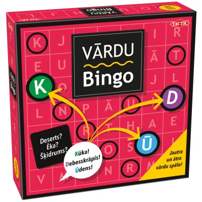 TACTIC Spēle "Vārdu Bingo" (Latviešu val.), 59274