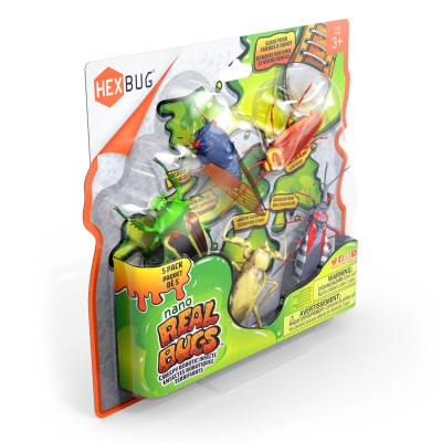 HEXBUG Interaktīvā rotaļlieta Nano reālistiskās vaboles, 5-paka, 6068917