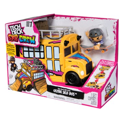 TECH DECK Rotaļu komplekts SK8 Crew Ultra autobuss, 6071034