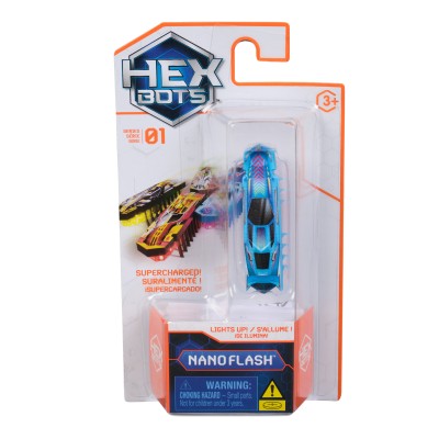 HEX BOTS Interaktīvā rotaļlieta Nano vabole ar gaismiņām, 6071532