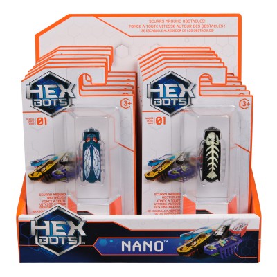 HEX BOTS Interaktīvā rotaļlieta Nano vabole, 6071535