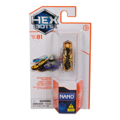 HEX BOTS Interaktīvā rotaļlieta Nano vabole, 6071535
