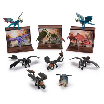 DRAGONS Figūra Mini kolekcionējami pūķi 5 cm, 6072554