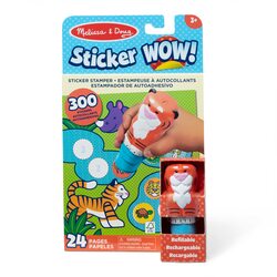 MELISSA & DOUG Uzlīmju grāmata MELISSA Sticker WOW! Aktivitāšu komplekts – Tīģeris, 6073067
