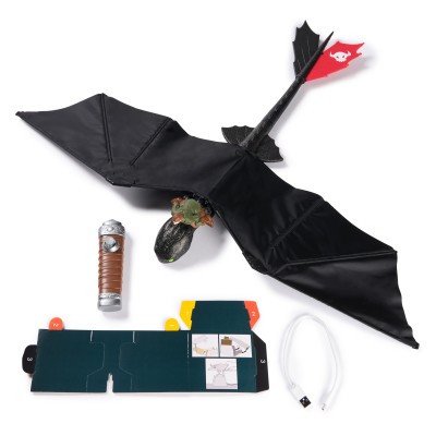 DRAGONS Interaktīvā figūra lidojošs Toothless, 6074369
