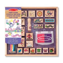 MELISSA & DOUG Zīmogu komplekts Pasaku dārzs, 6074865