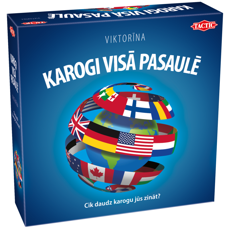 TACTIC galda spēle - KAROGI VISĀ PASAULĒ (latviešu valodā), 60999T