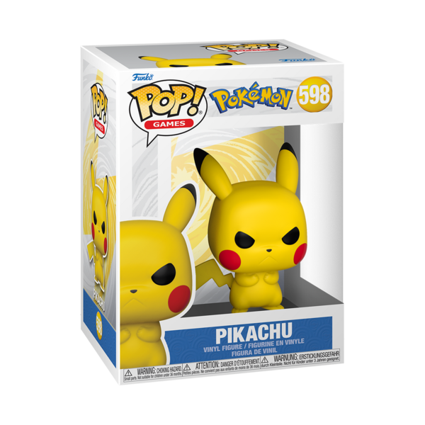 FUNKO POP! Vinila Figūra: Pokemon - Grumpy Pikachu, 65043F FUNKO POP! Vinila Figūra: Pokemon - Grumpy Pikachu, 65043F