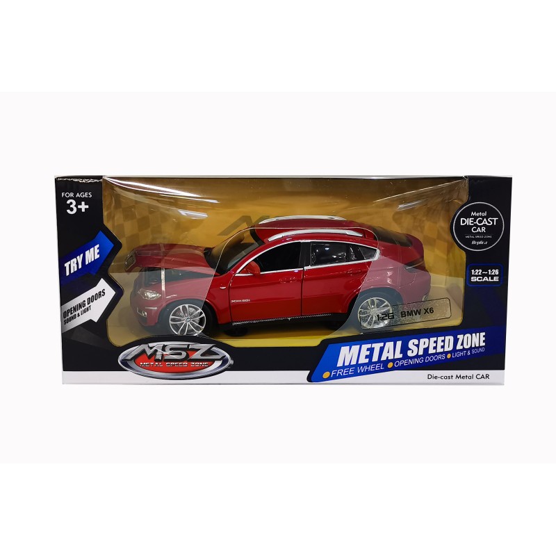 MSZ Miniatūrais modelis - BMW X6, mērogs 1:26, 68250A