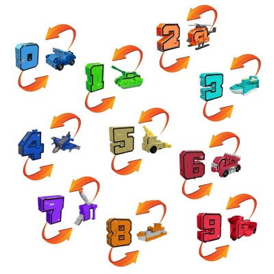 POCKET MORPHERS Mega-Bot Cipars - Transformers (2.Sērija), 6889M