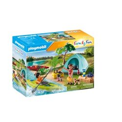PLAYMOBIL CAMPING Kempings ar ugunskuru 71425, 71425P